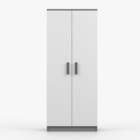 Šatníková skriňa SCOUT - šedá/biela (8 variant)