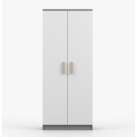 Šatníková skriňa SCOUT - šedá/biela (8 variant)