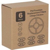 Náhradné filtre pre napájačku pre psov a mačky - sada 6 kusov