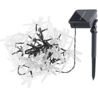 Solárne záhradné osvetlenie VÁŽKA - 6,5 m 30LED - multicolour