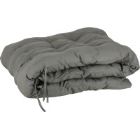 Záhradné lehátko LUARO s vankúšom - šedé