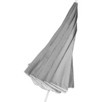 Plážový nastaviteľný slnečník 150 cm - šedý