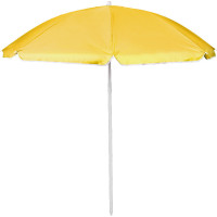 Plážový nastaviteľný slnečník 150 cm - žltý