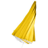 Plážový nastaviteľný slnečník 150 cm - žltý