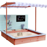Drevené pieskovisko LULILO Sablo s otočnou strechou