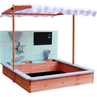 Drevené pieskovisko LULILO Sablo s otočnou strechou