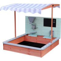 Drevené pieskovisko LULILO Sablo s otočnou strechou