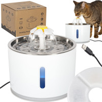 Automatická LED napájačka pre psy a mačky - 2,4l