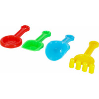 Súprava formičiek na piesok Loď so striekacou pištoľou - 12 kusov