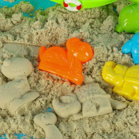 Súprava formičiek na piesok Loď so striekacou pištoľou - 12 kusov