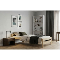 Detská posteľ z masívu borovice ALEXANDR - 200x90 cm - bez povrchových úprav