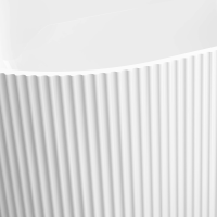 Přístěnná akrylátová vana REA VENETA 170x79 cm - bílá