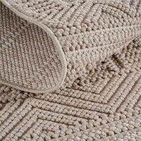 Kusový koberec Helix 2202 beige kruh