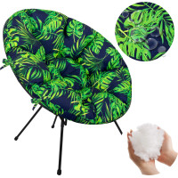 Vodeodolný vankúš do záhradného kresla ACAPULCO 90x105 cm - Monstera Granat