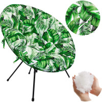 Vodeodolný vankúš do záhradného kresla ACAPULCO 90x105 cm - Listy banánovníka - zelené