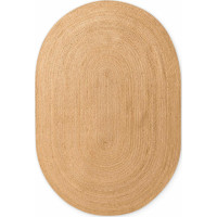 Kusový koberec Jute Braided 106005 Gold ovál