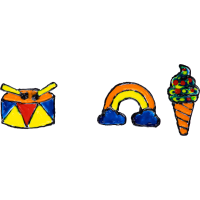 ASTRA CREATIVO Gélové farby na sklo 6x15ml