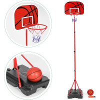 ECOTOYS Nastaviteľný basketbalový kôš s príslušenstvom