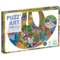 DJECO Obrysové puzzle Leňochod 500 dielikov