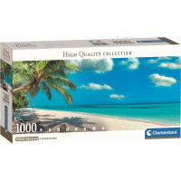 CLEMENTONI Panoramatické puzzle Hojdačka pri oceáne 1000 dielikov