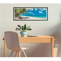 CLEMENTONI Panoramatické puzzle Hojdačka pri oceáne 1000 dielikov