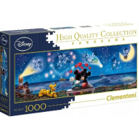 CLEMENTONI Panoramatické puzzle Mickey&Minnie 1000 dielikov