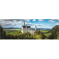 CLEMENTONI Panoramatické puzzle Zámok Neuschwanstein 1000 dielikov