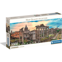 CLEMENTONI Panoramatické puzzle Súmrak nad večným mestom 1000 dielikov