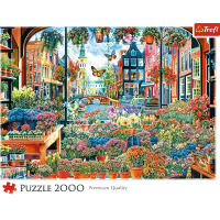 TREFL Puzzle Kvetinárstvo v Amsterdame 2000 dielikov
