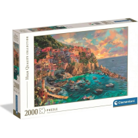 CLEMENTONI Puzzle Maľovaná Manarola 2000 dielikov