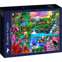 BLUEBIRD Puzzle Orientálny raj 500 dielikov