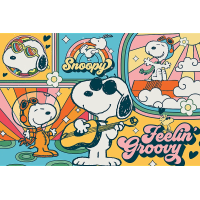 TREFL Puzzle Zábavný svet Peanuts 300 dielikov