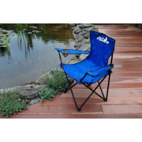 Skladacia rybárska stolička HUGO - modrá