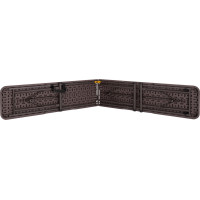 Set cateringového nábytku WOODLAND - stôl 180 cm + 2 lavice - hnedý