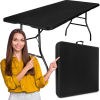 Cateringový stôl BALI BLACK 180 cm - čierny