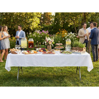 Cateringový stôl BUFET WHITE 200x90 cm - biely