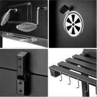 Gril na drevené uhlie VULCAN s liatinovým roštom