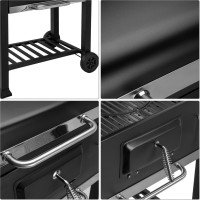 Gril na drevené uhlie VULCAN s liatinovým roštom