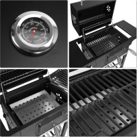 Gril na drevené uhlie FERRO s liatinovým roštom