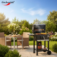 Gril na drevené uhlie FERRO s liatinovým roštom