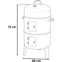 Gril na drevené uhlie s udiarňou FUMARO