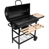 Záhradný gril na drevené uhlie BAREL WOOD s 2 roštami