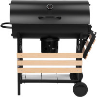 Záhradný gril na drevené uhlie BAREL WOOD s 2 roštami