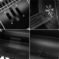 Záhradný gril na drevené uhlie BAREL WOOD s 2 roštami