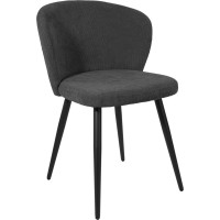 Jedálenské kreslo KROSBY - antracitové