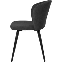 Jedálenské kreslo KROSBY - antracitové