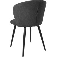 Jedálenské kreslo KROSBY - antracitové