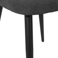 Jedálenské kreslo KROSBY - antracitové