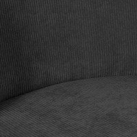 Jedálenské kreslo KROSBY - antracitové