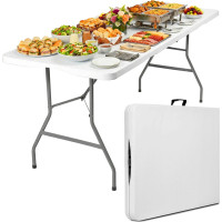 Cateringový stôl BUFET WHITE 200x90 cm - biely